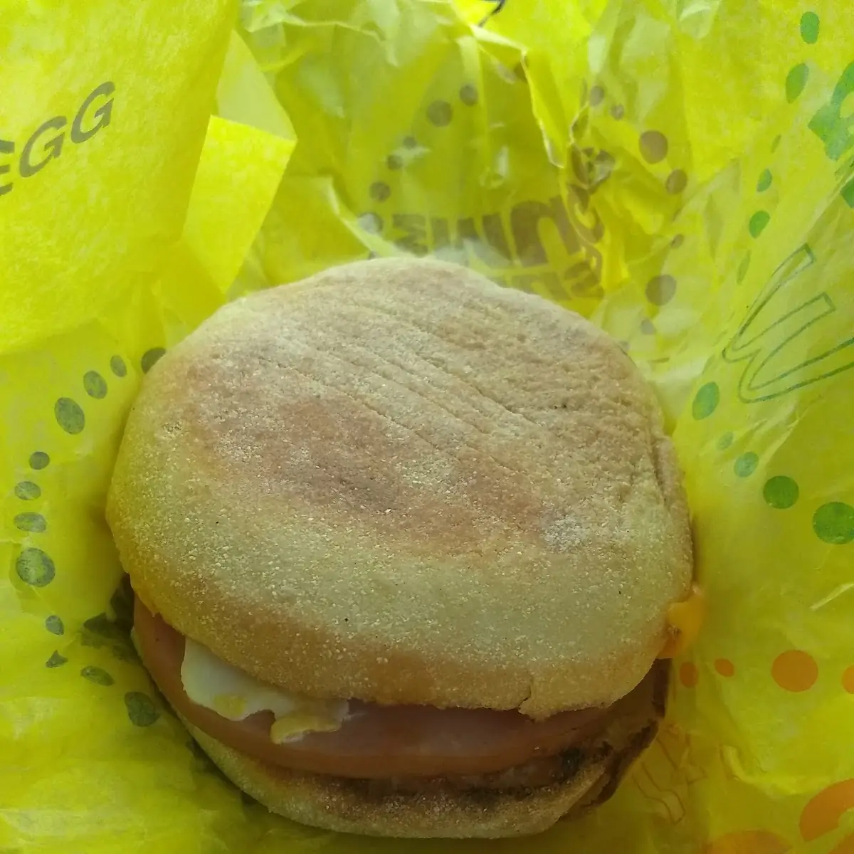Bacon Egg and Cheese Mcmuffin