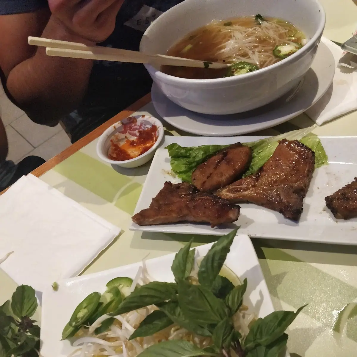 Pork Chop Noodle Soup