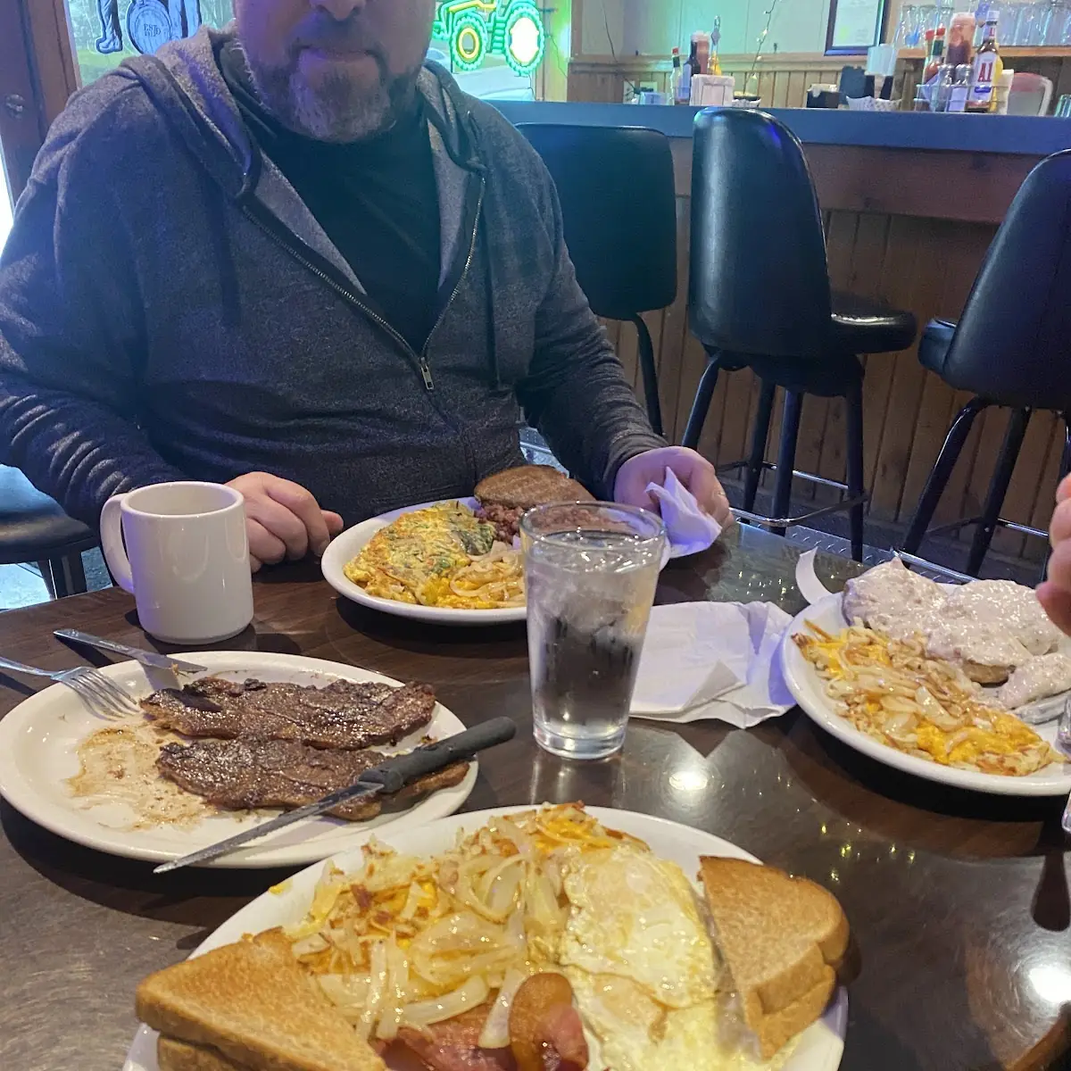 Eggs Toast and Hash