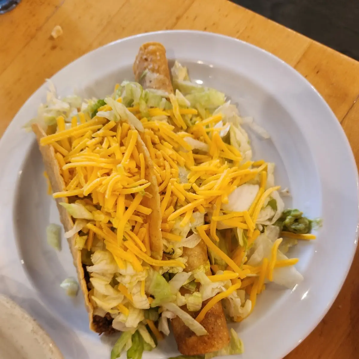 Crunchy Taco and Flauta
