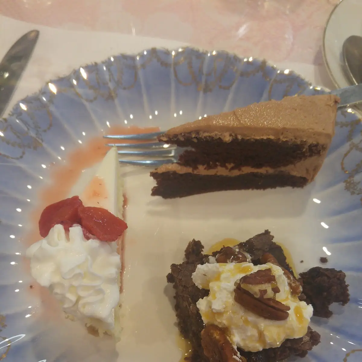 Cheesecake Turtle Brownie Chocolate Cake