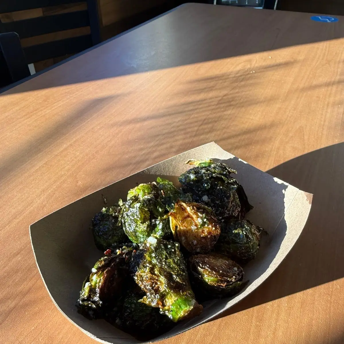 Hot Honey Garlic Brussels
