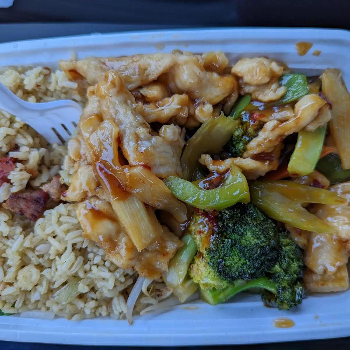 Roast Pork and Chinese Vegetables