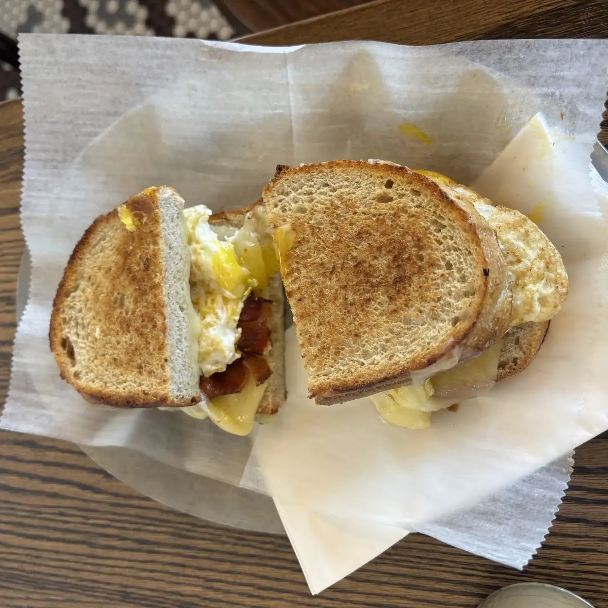 Sourdough Egg Sandwich Egg over Easy