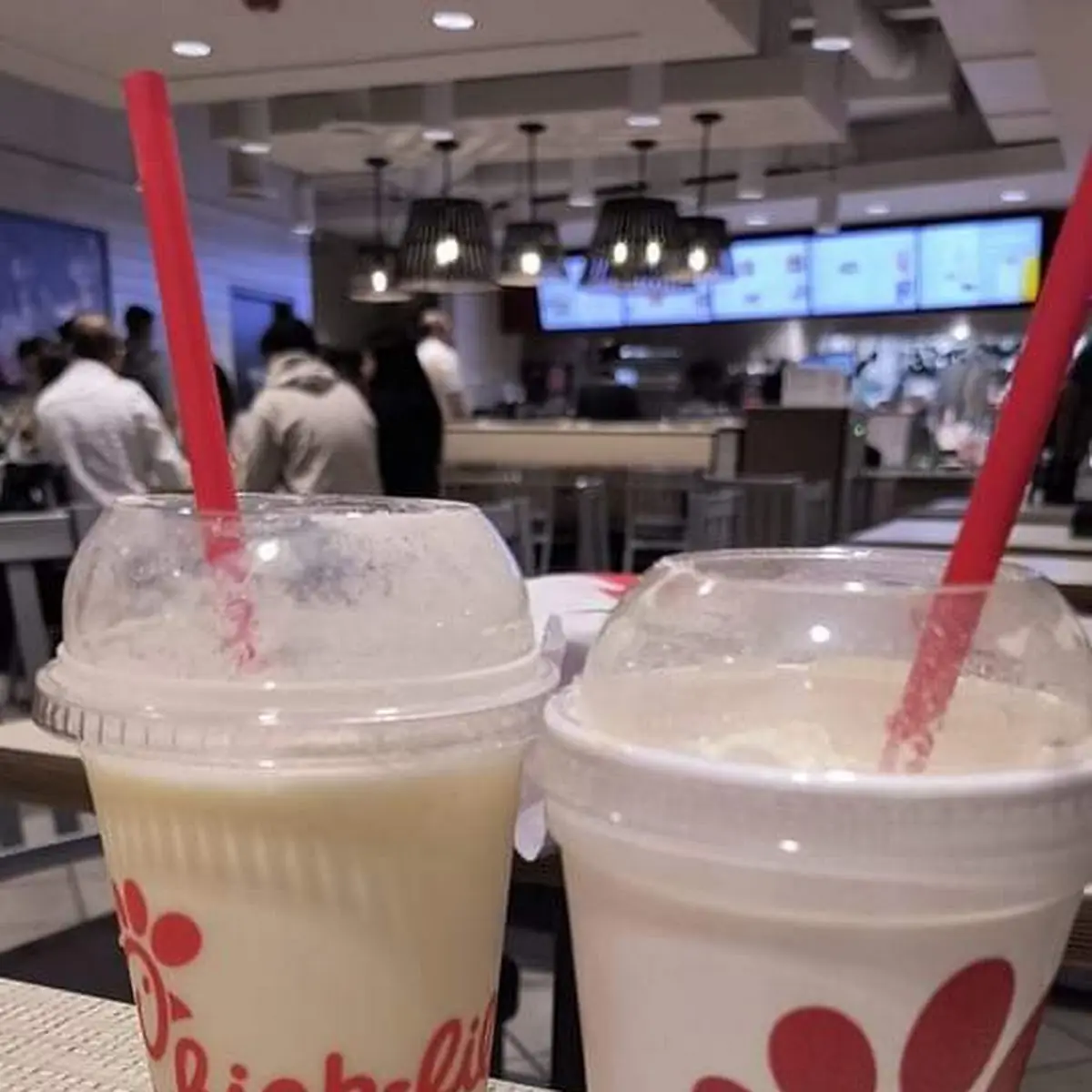 Peach Milkshakes & Lemonade Ice Cream Float
