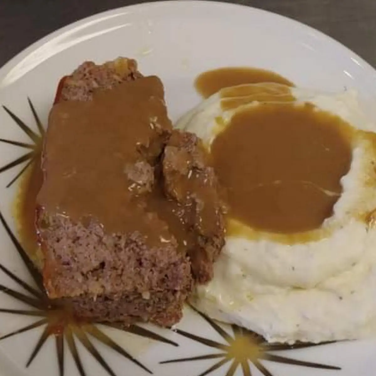 Meatloaf and Mashed Potatoes