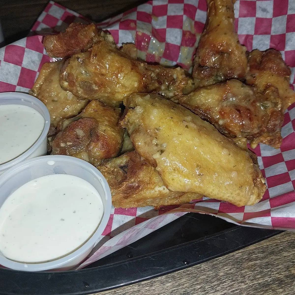 Galic Parmesan Wings