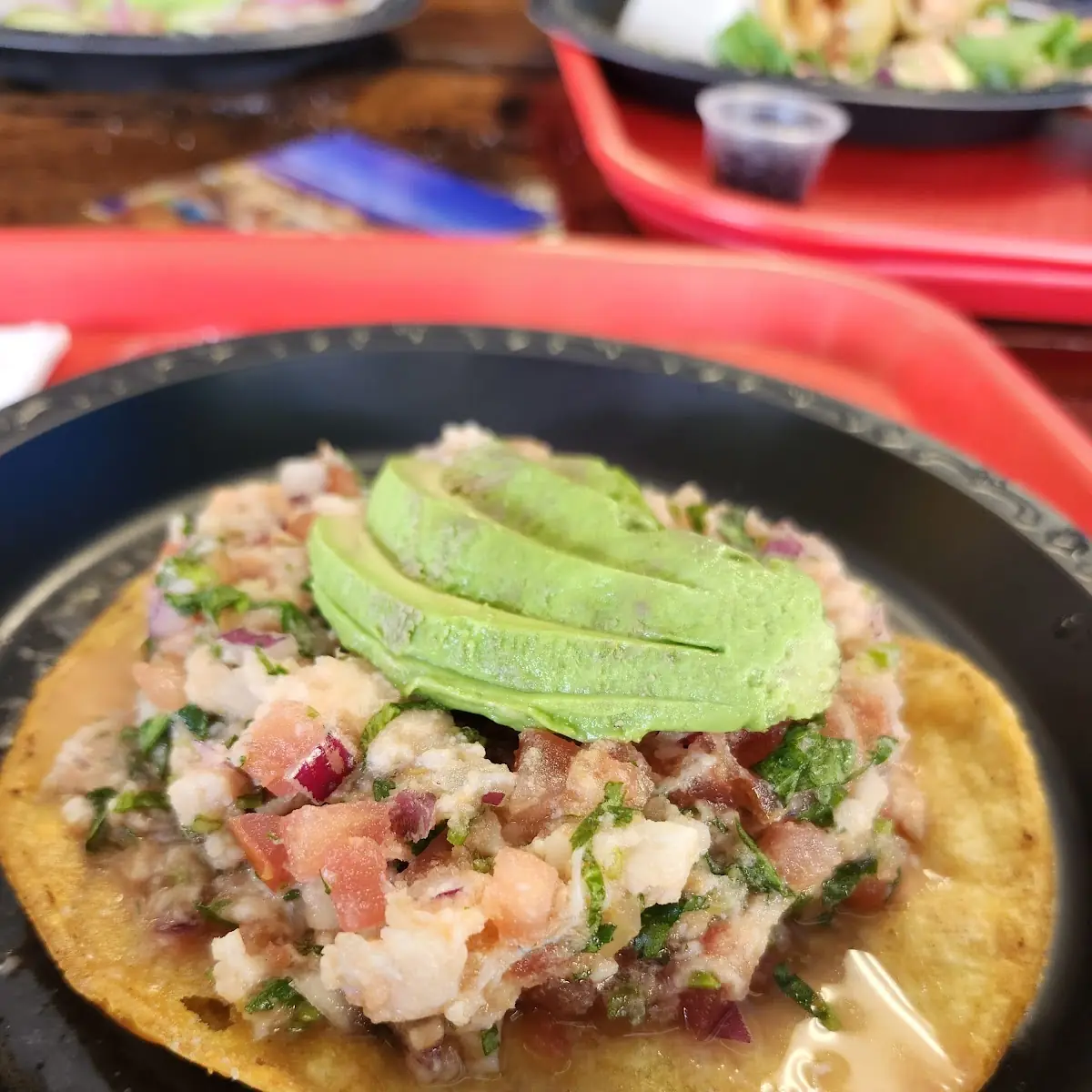 Fish Ceviche Tostada