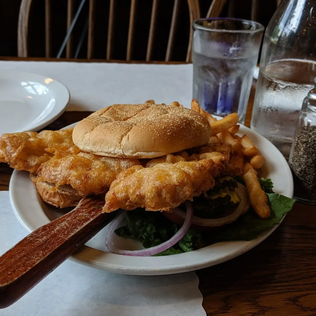 Breaded Pork Tenderloin Sandwich