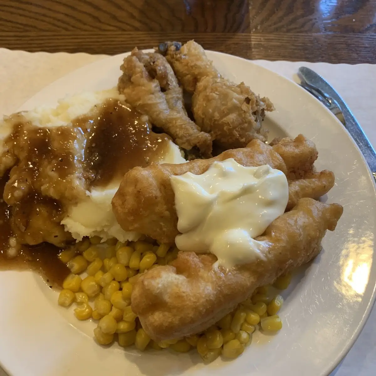 Fried Chicken and Fish