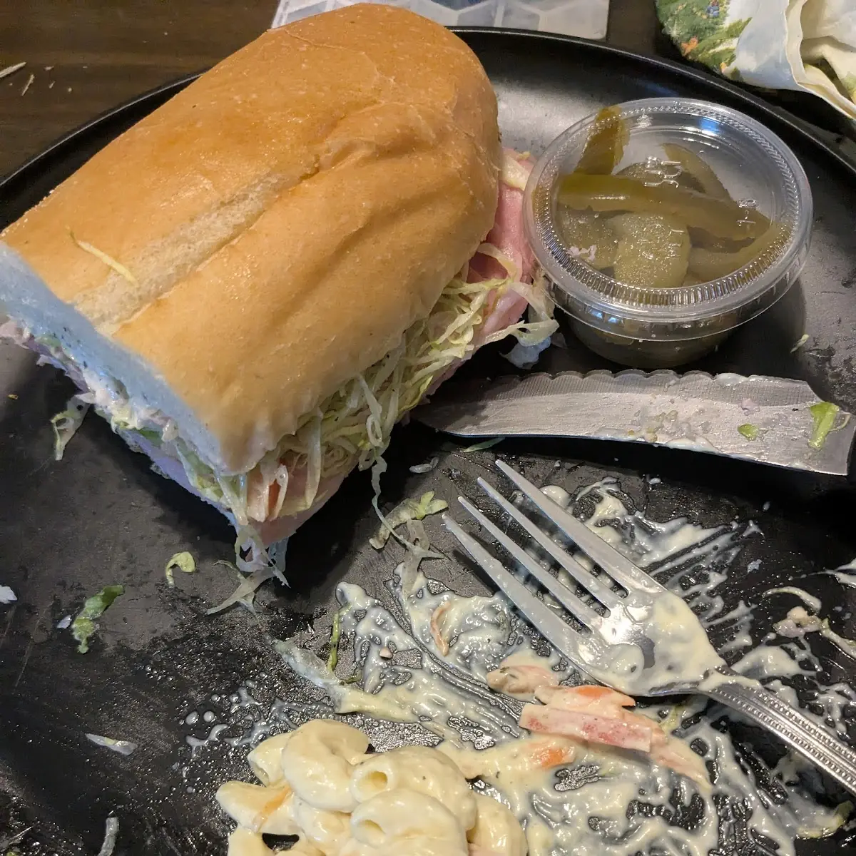 Ham Cheese and Salami Sandwich