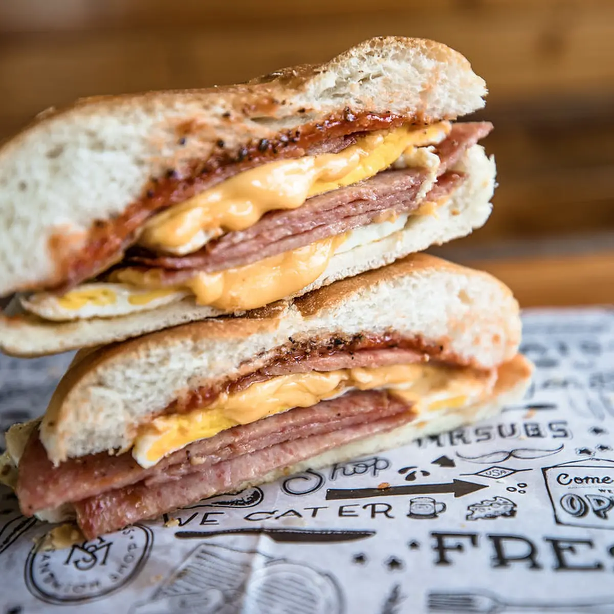Porkroll Egg & Cheese