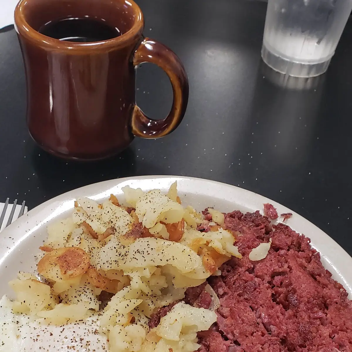 Corned Beef Hash and Eggs