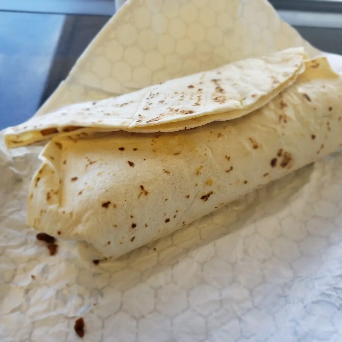 Bacon Egg Cheese Potato Burrito