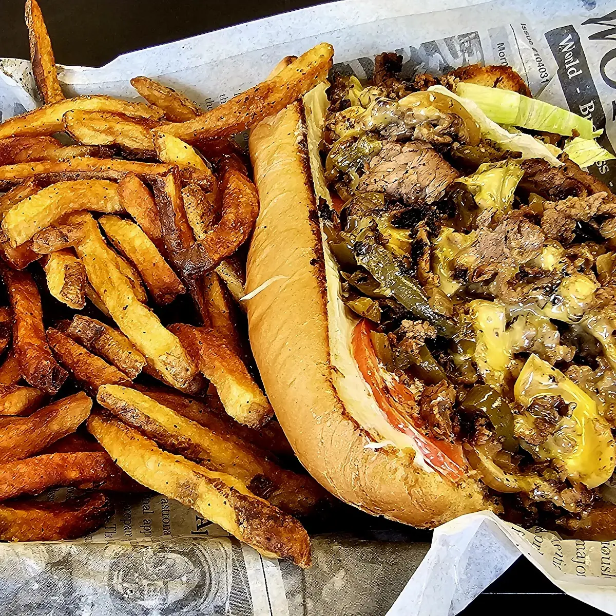 Steak and Cheese Sandwich