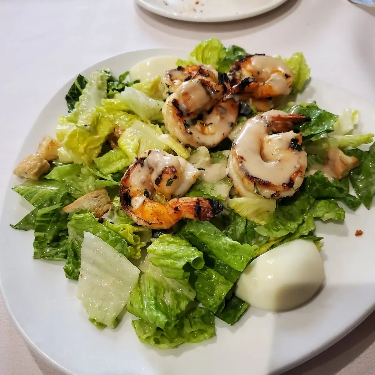 Caesar Salad with Grilled Shrimp