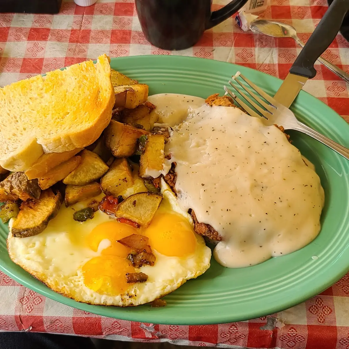 Ground Round Steak & Eggs