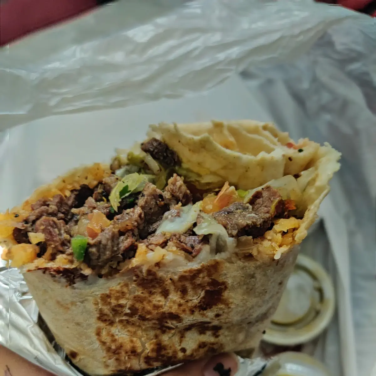Carne Asada Burrito with Everything