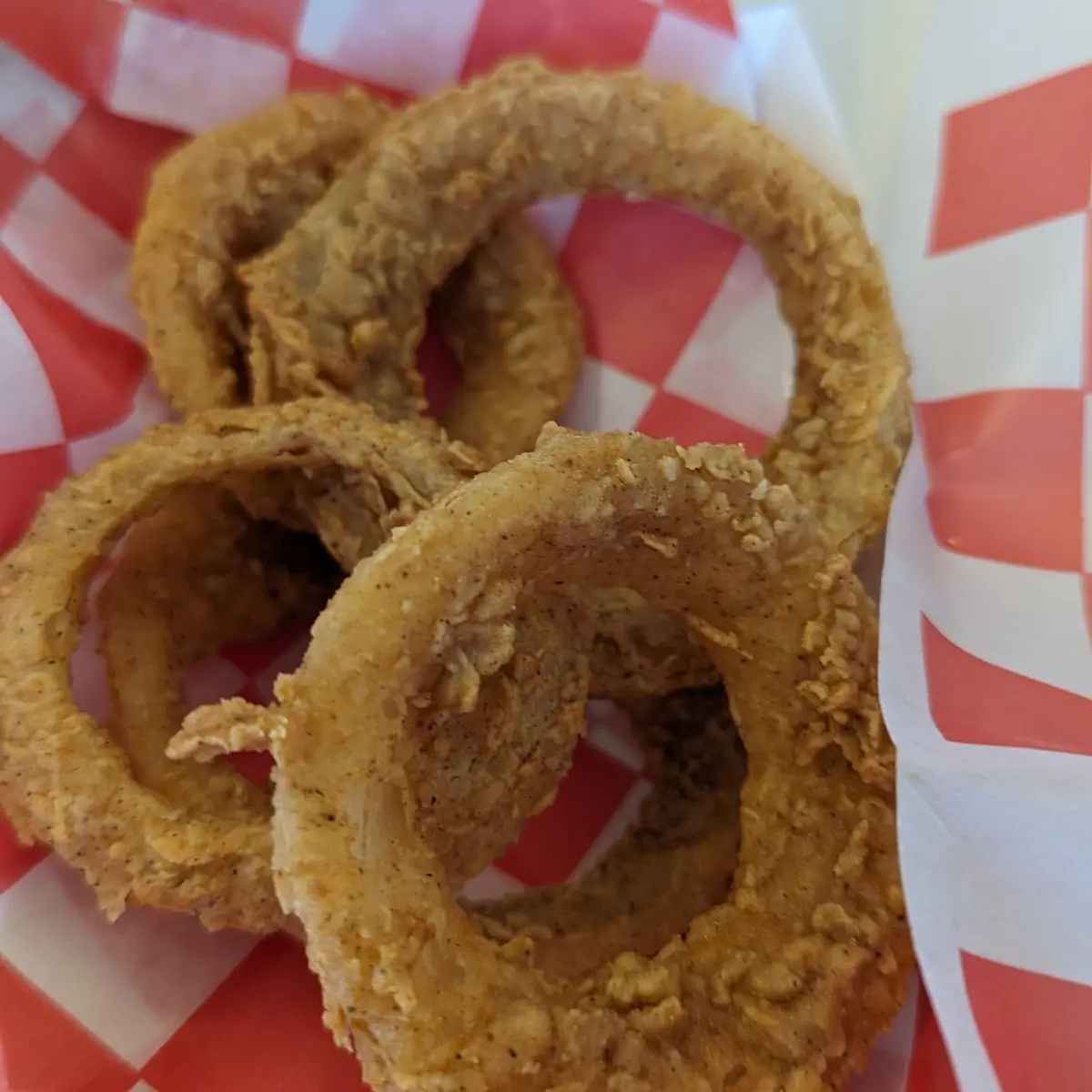 Onion Rings and Medium Drink