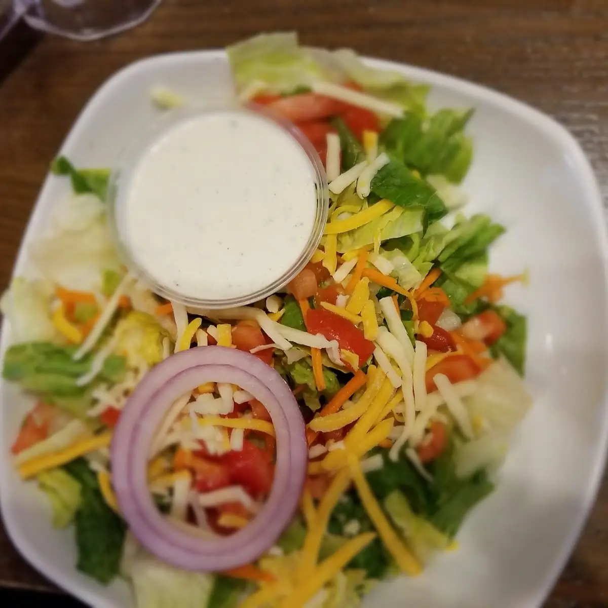 House Salad with Ranch Dressing