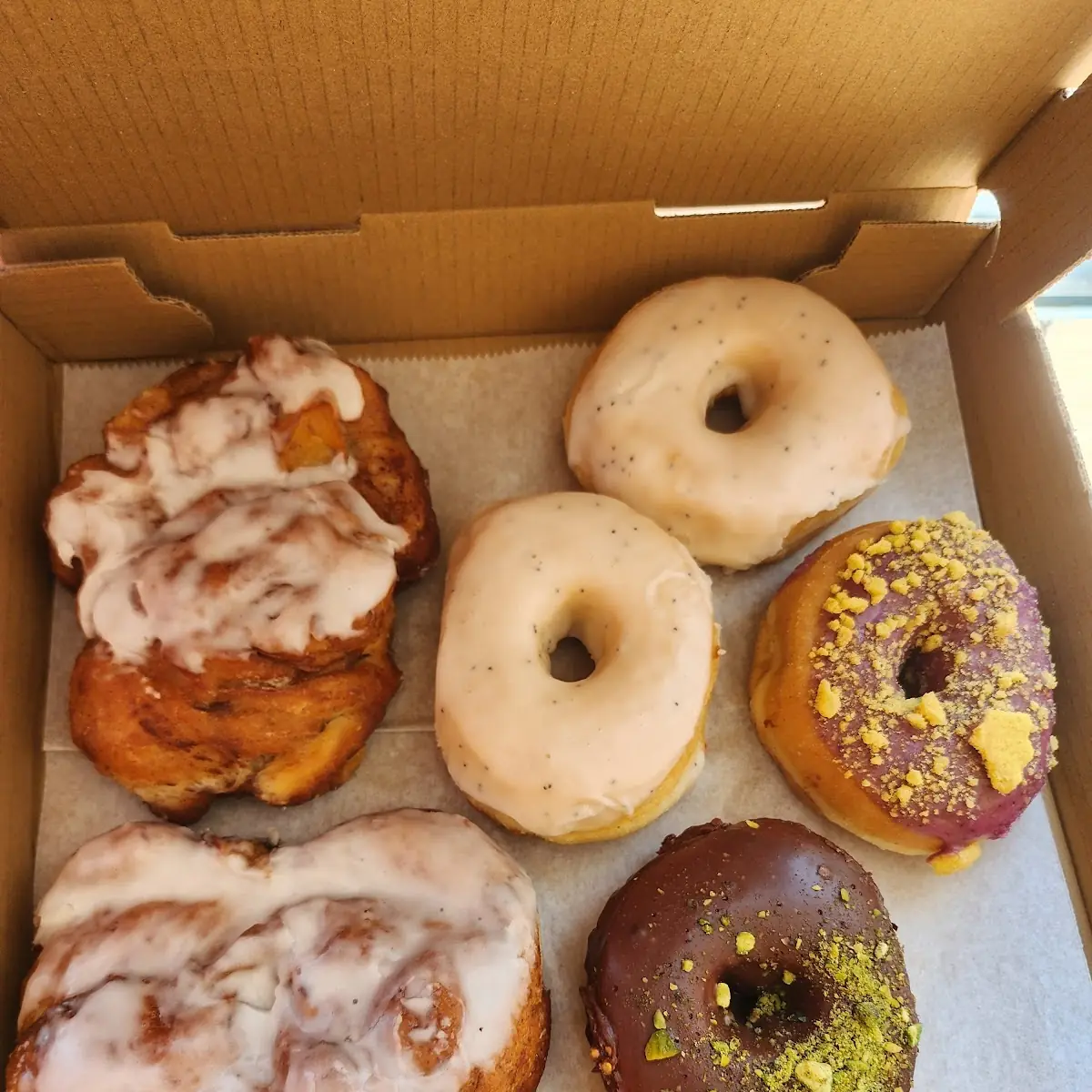 Doughnut with Peach Apple Fritters