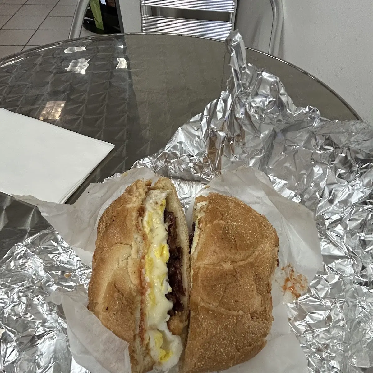 Bacon Egg Cheese on a Roll