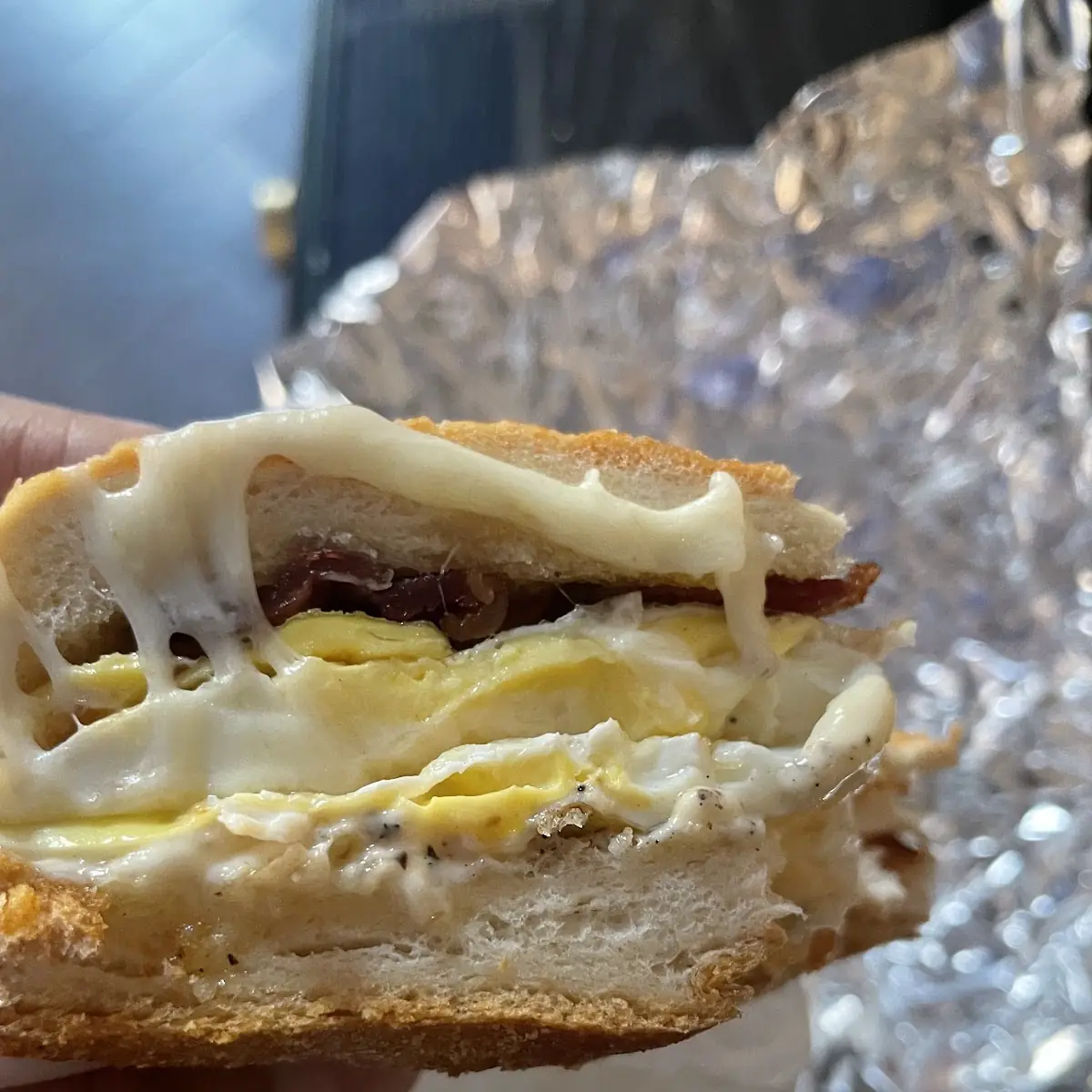 Egg and Cheese on English Muffin