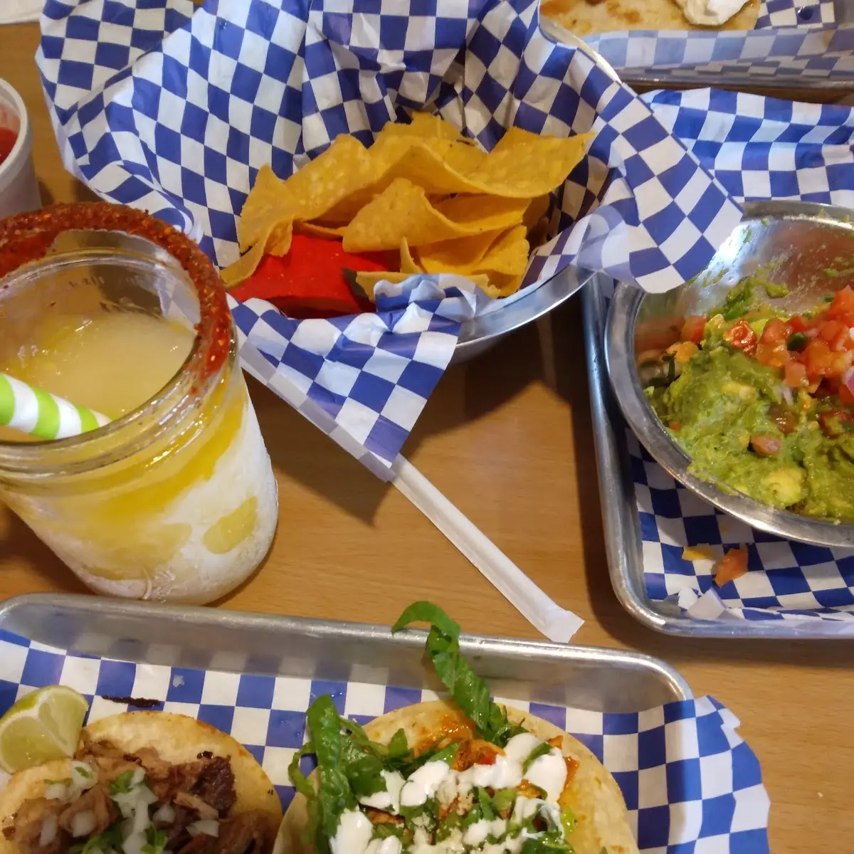 Chicken Tinga and a Mango Margarita
