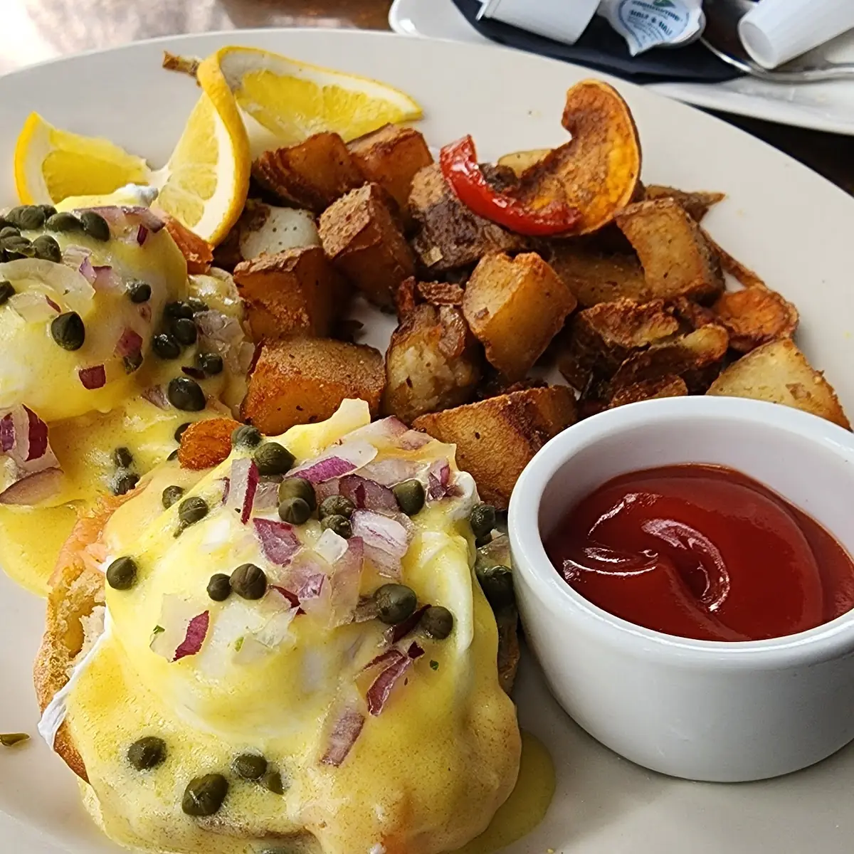 Surf and Turf Eggs Benedict