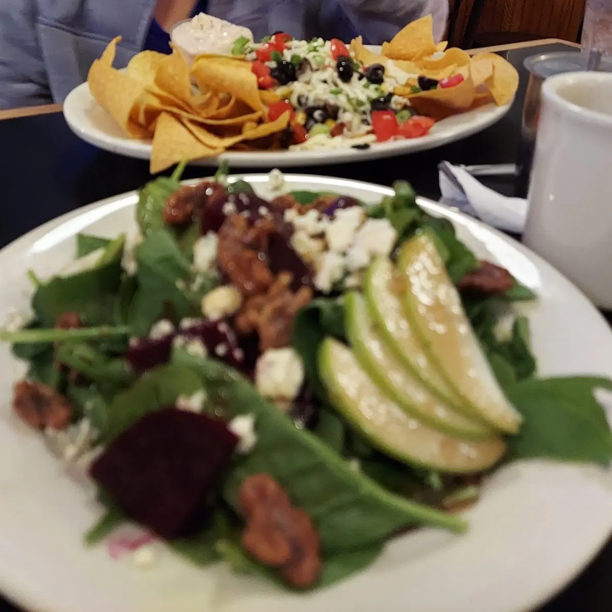 Beet Salad and Taco Salad