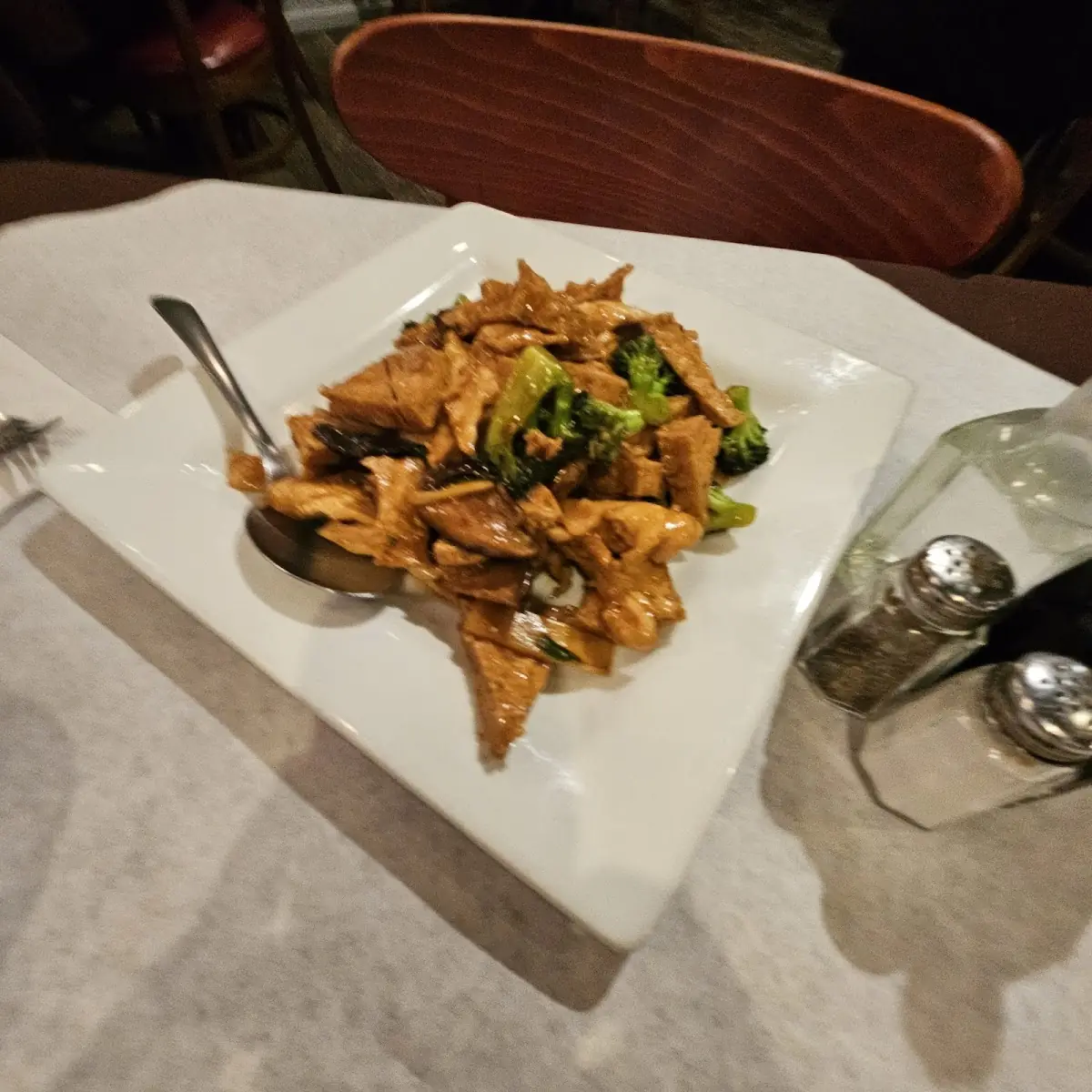 Black Mushrooms with Bean Curd Chicken Added Extra