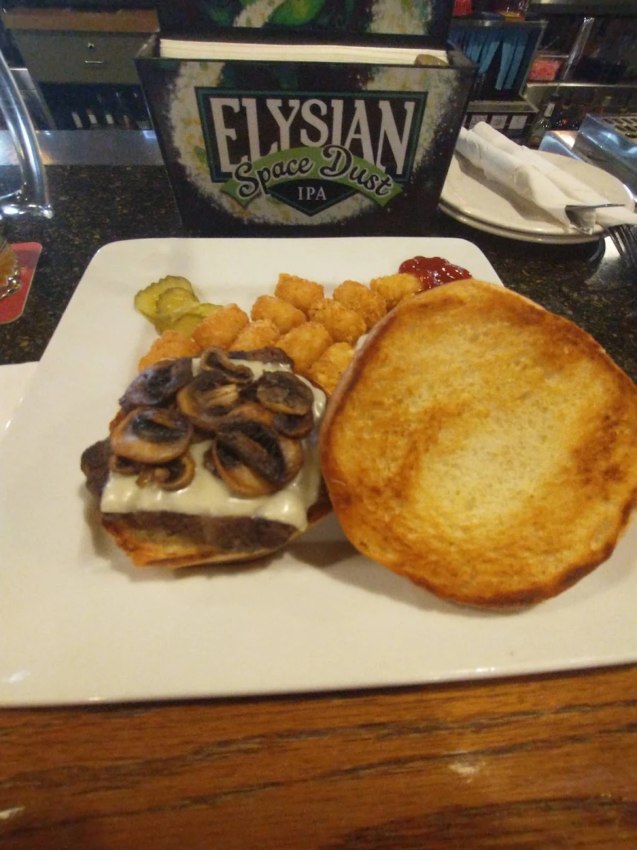 Mushroom Swiss Burger