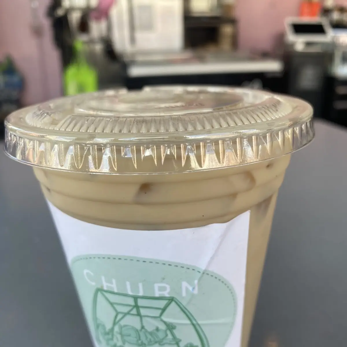 Iced Lavender Ube Latte