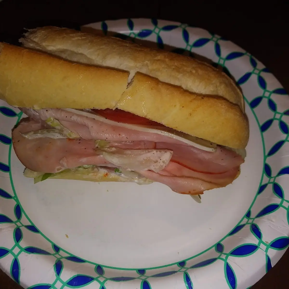 Half Italian Sandwich on a Hard Roll