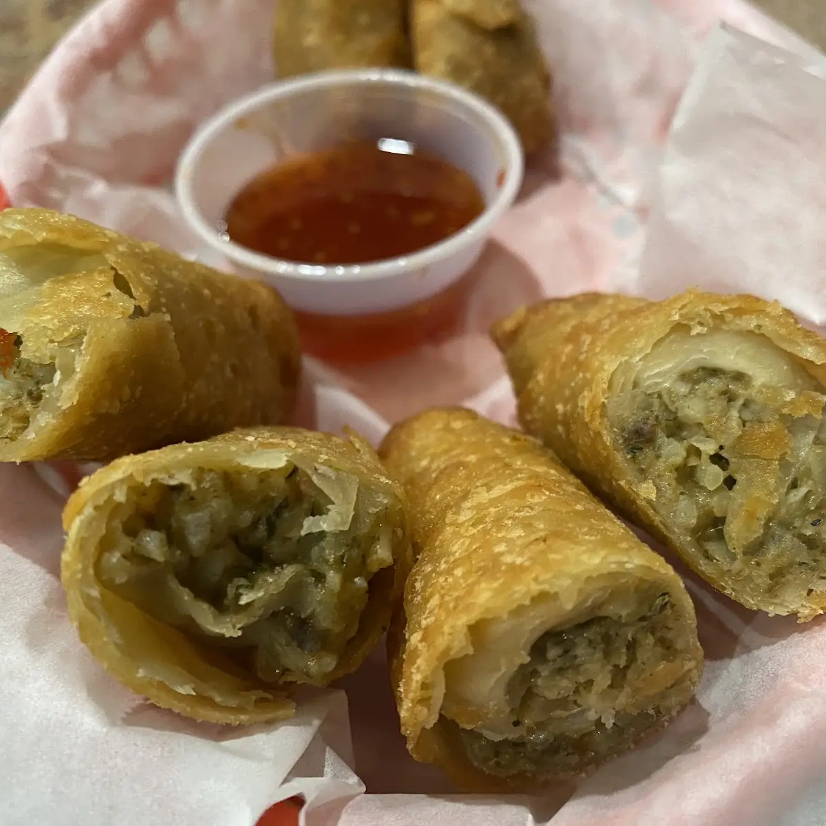 Boudin Egg Rolls