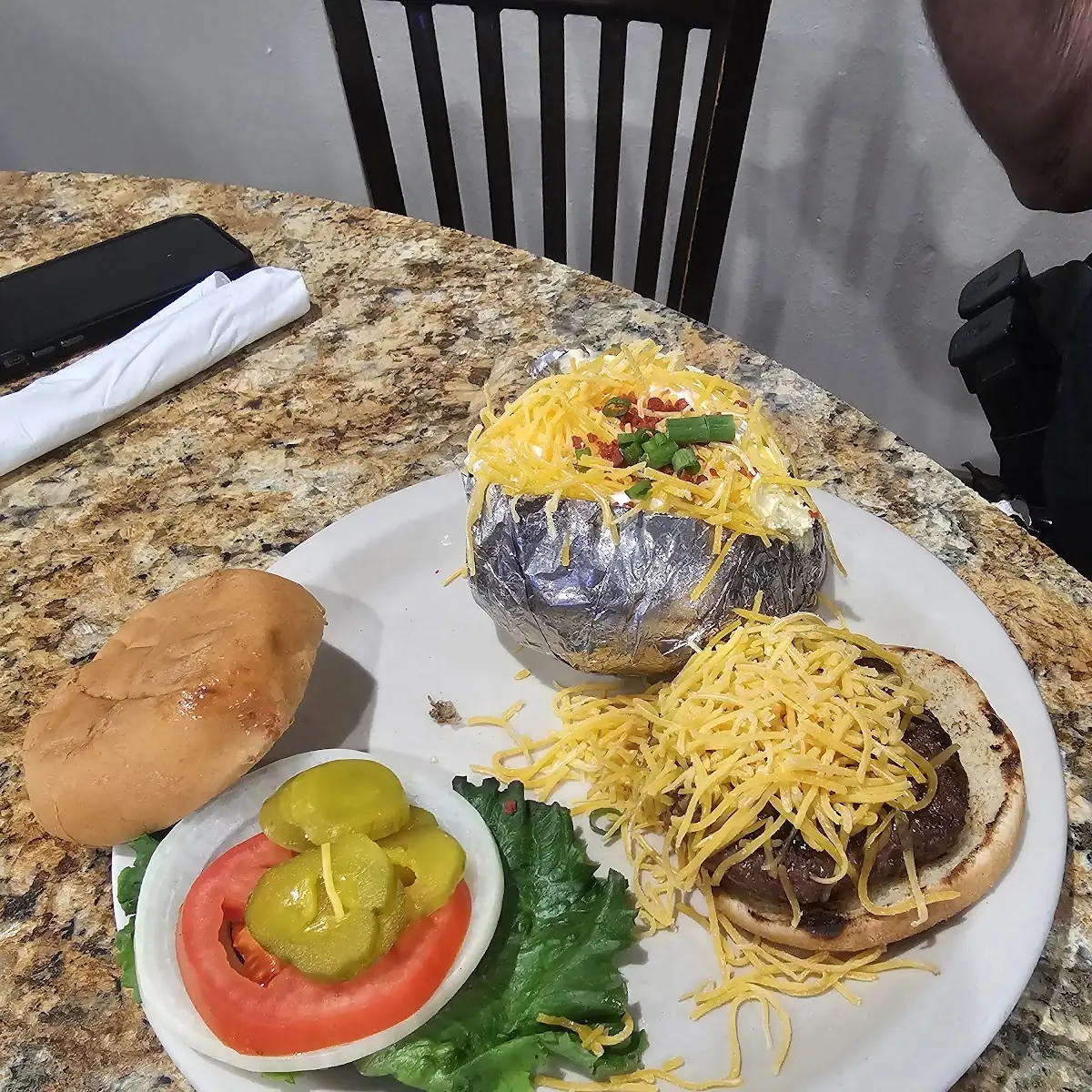 Cheeseburger Baked Potato