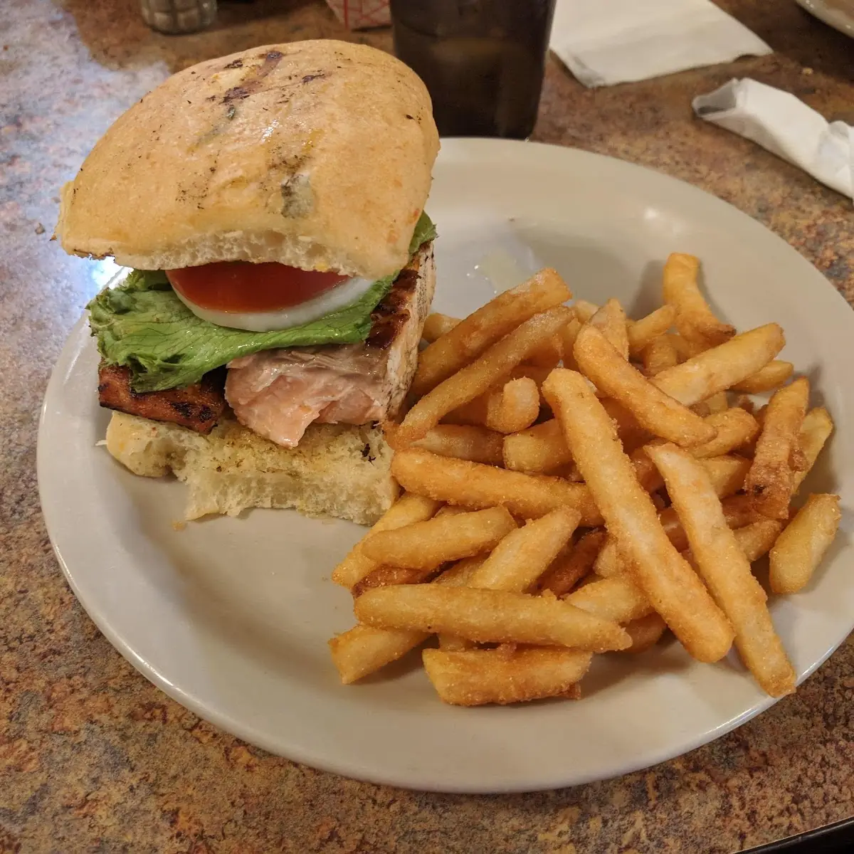 Salmon Filet Sandwich
