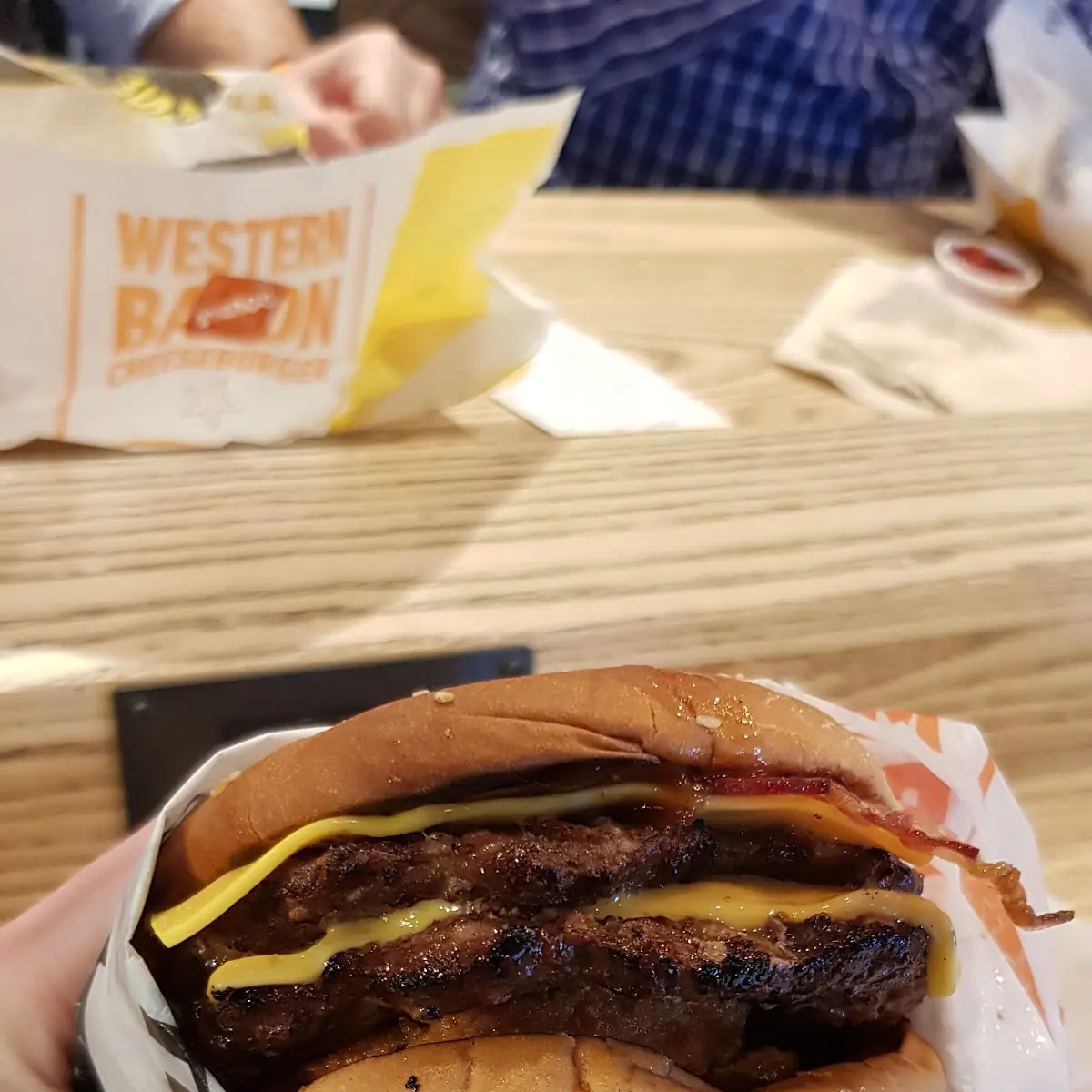 Double Western Bacon Cheeseburger