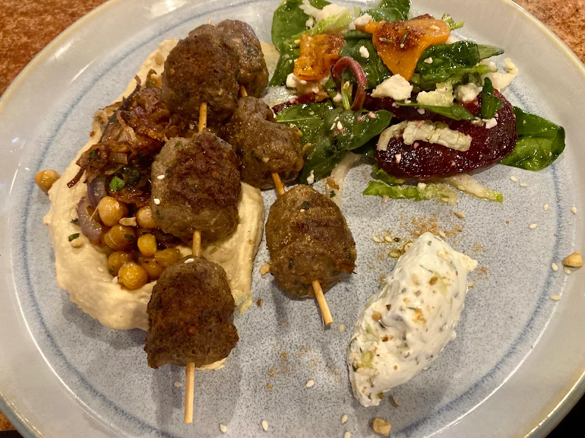 Lamb Kofta Skewers, BHIVE Beecroft