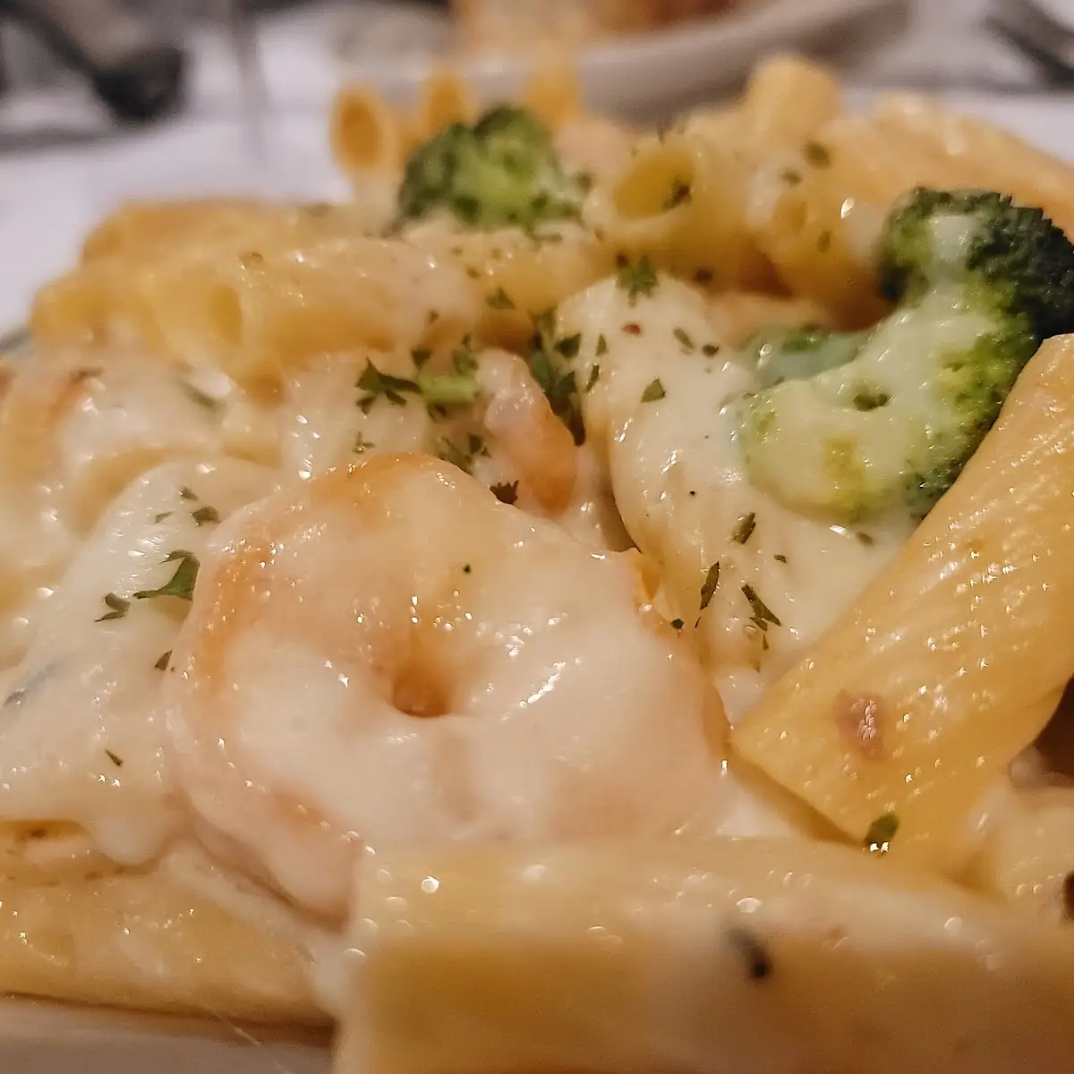 Penne Casserole with Tiger Shrimp