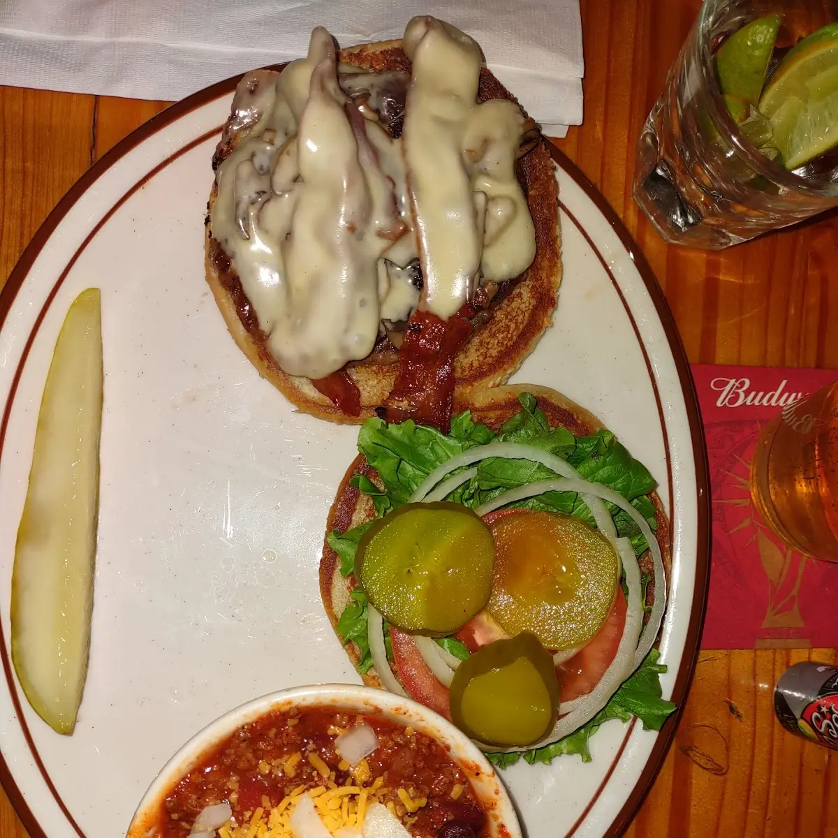 Mushroom Swiss Burger