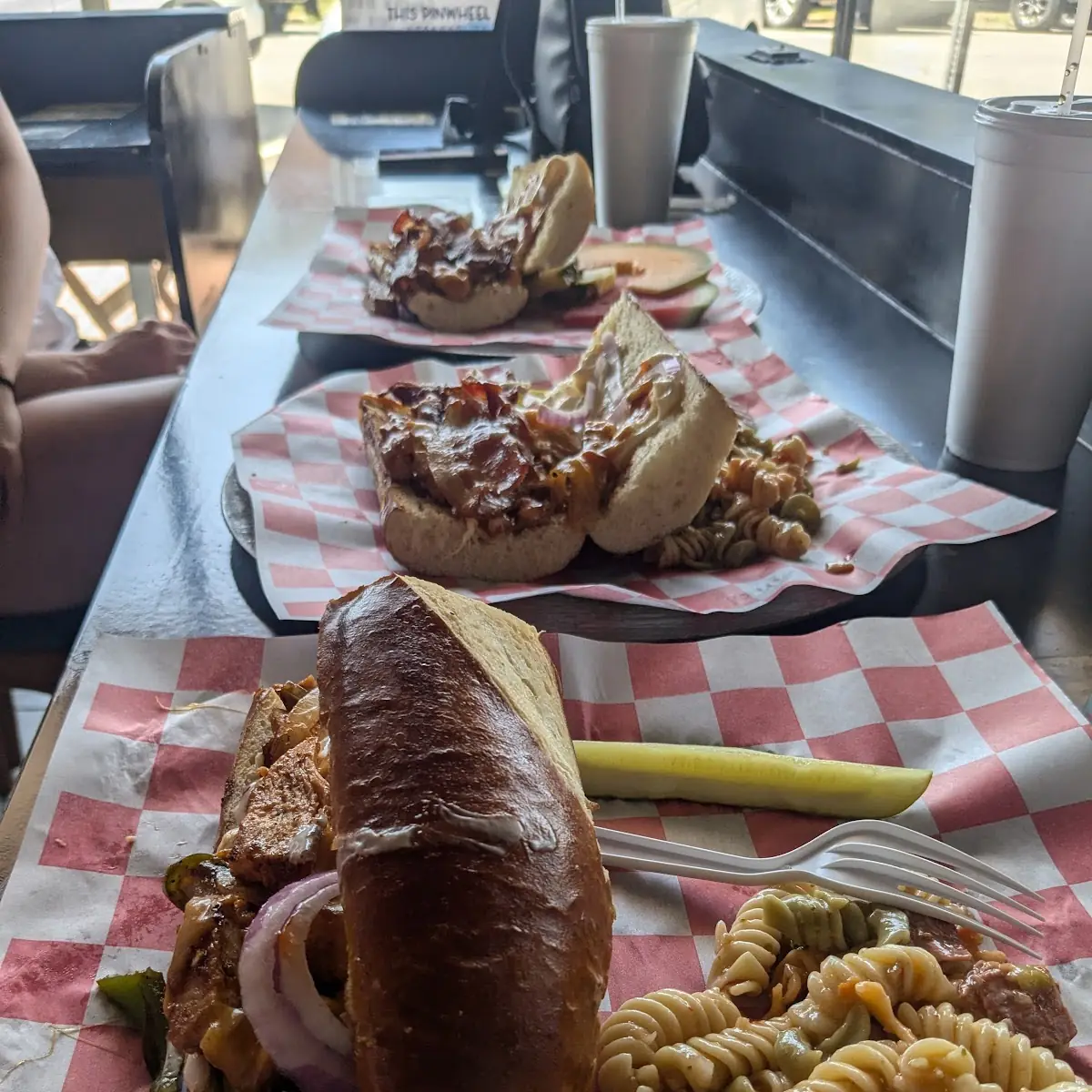 Grilled BBQ Chicken Bacon Philly