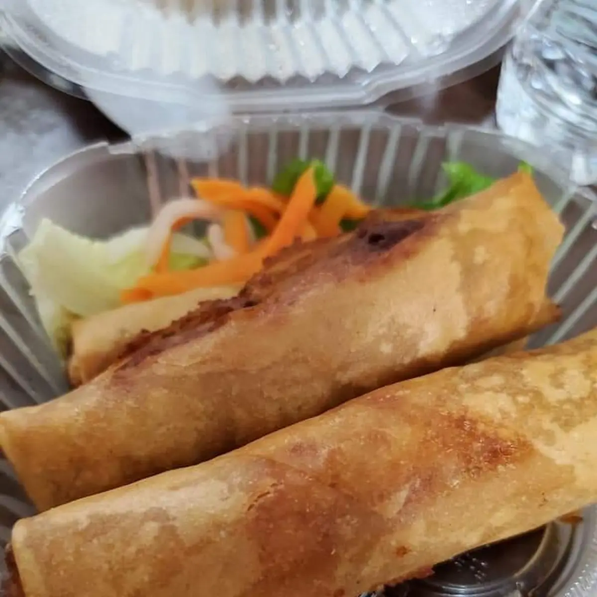 N13: Vermicelli Egg Roll Slice Pork - Bún Thịt Nướng Chả Giò