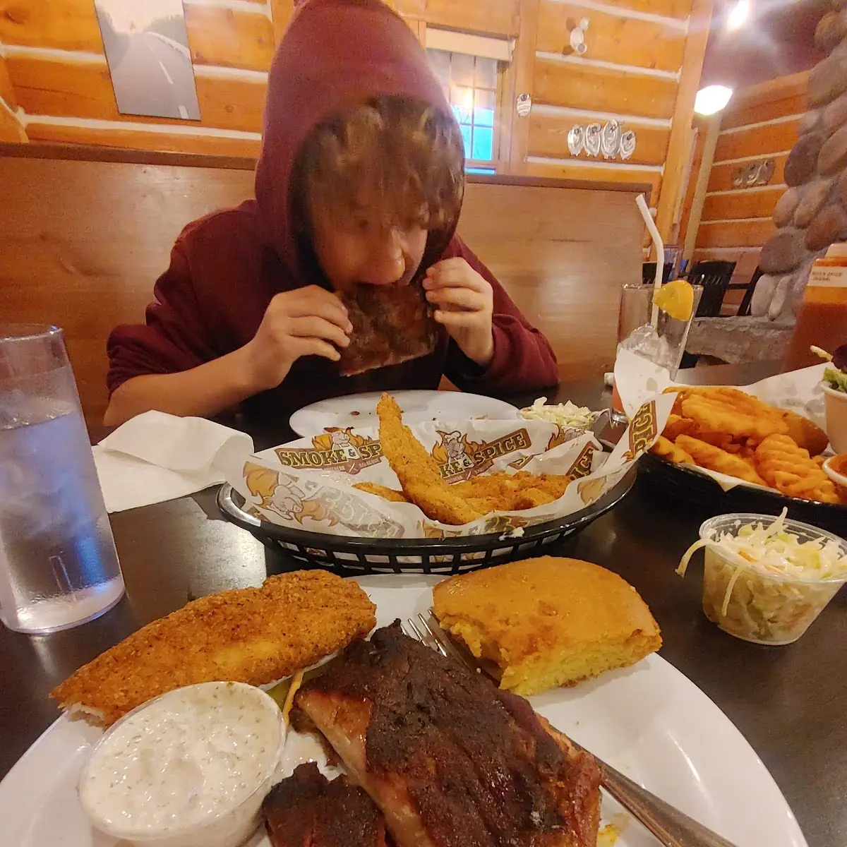 Ribs and Cornbread and Southern Fried Fish
