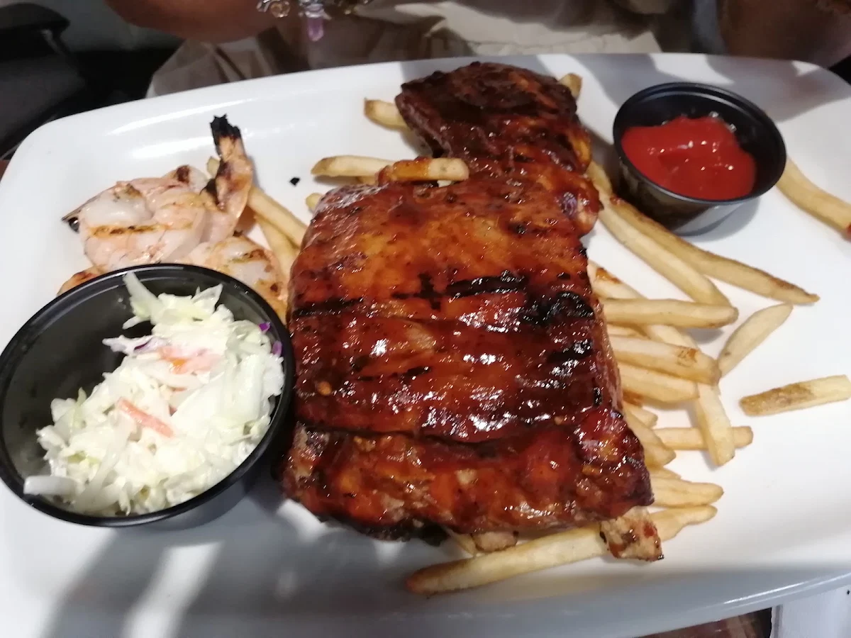 Pork Ribs with Shrimps, Madisons Restaurant & Bar