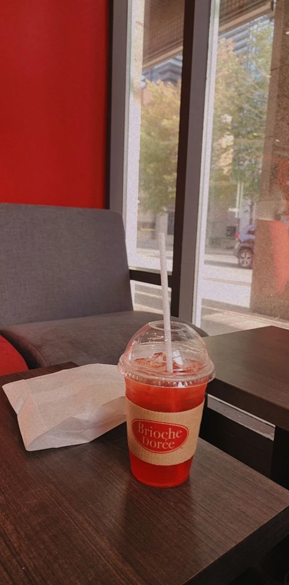 Ice Peach Tea, Au Pain Doré