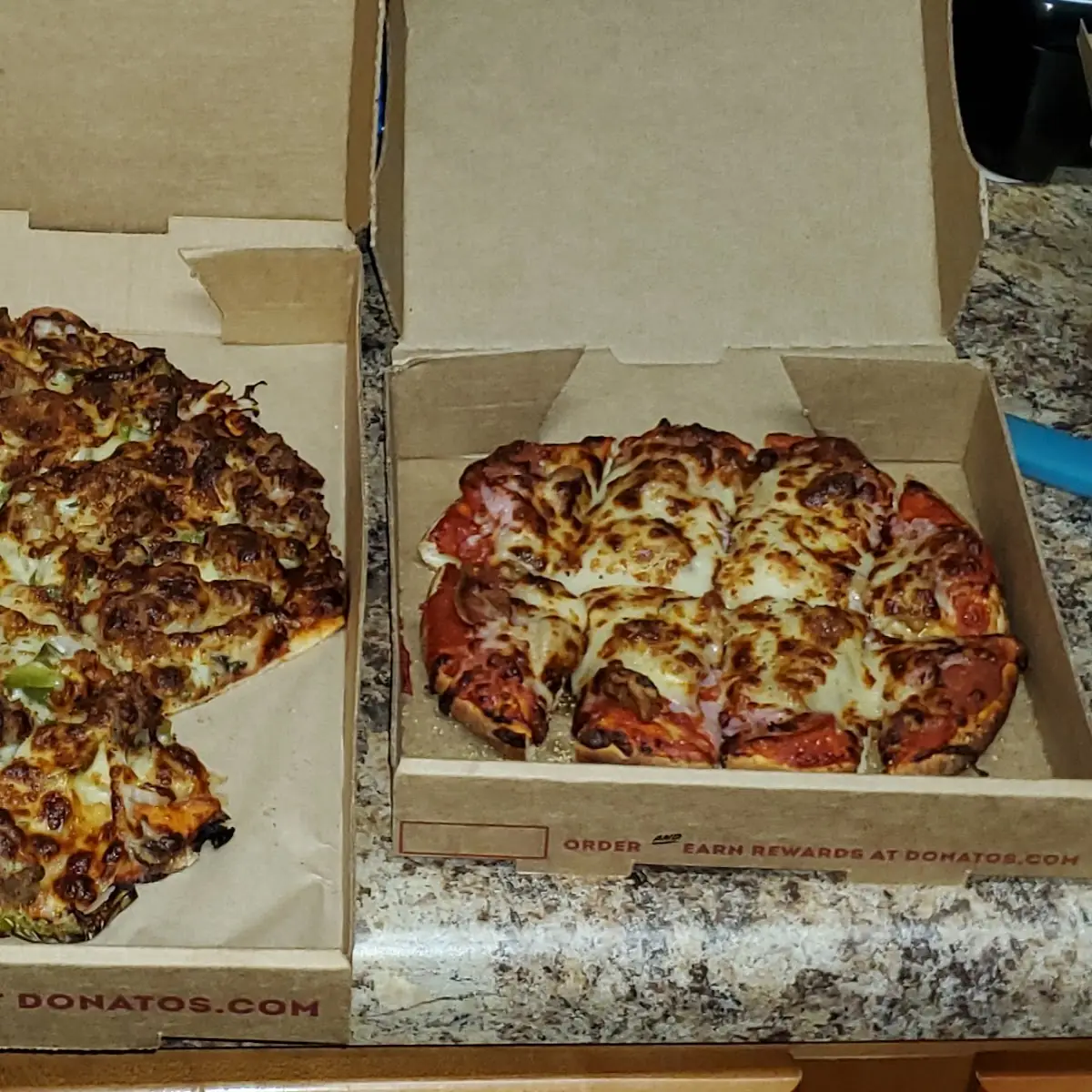 Small Ham Cheese & Diced Tomato Pizza