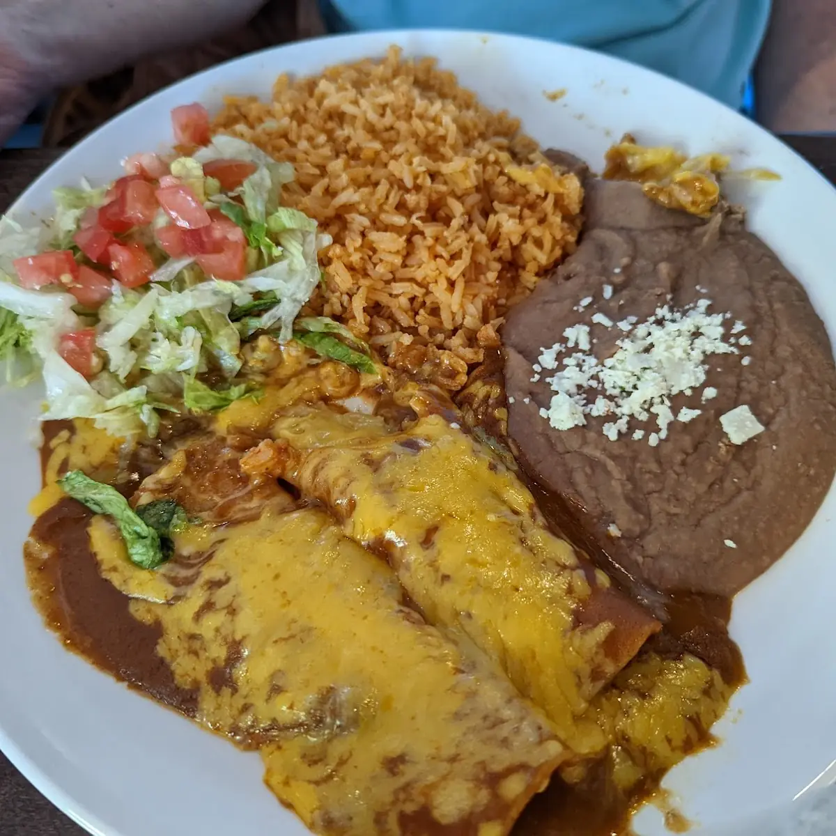 Al Carbon Enchilada Plate