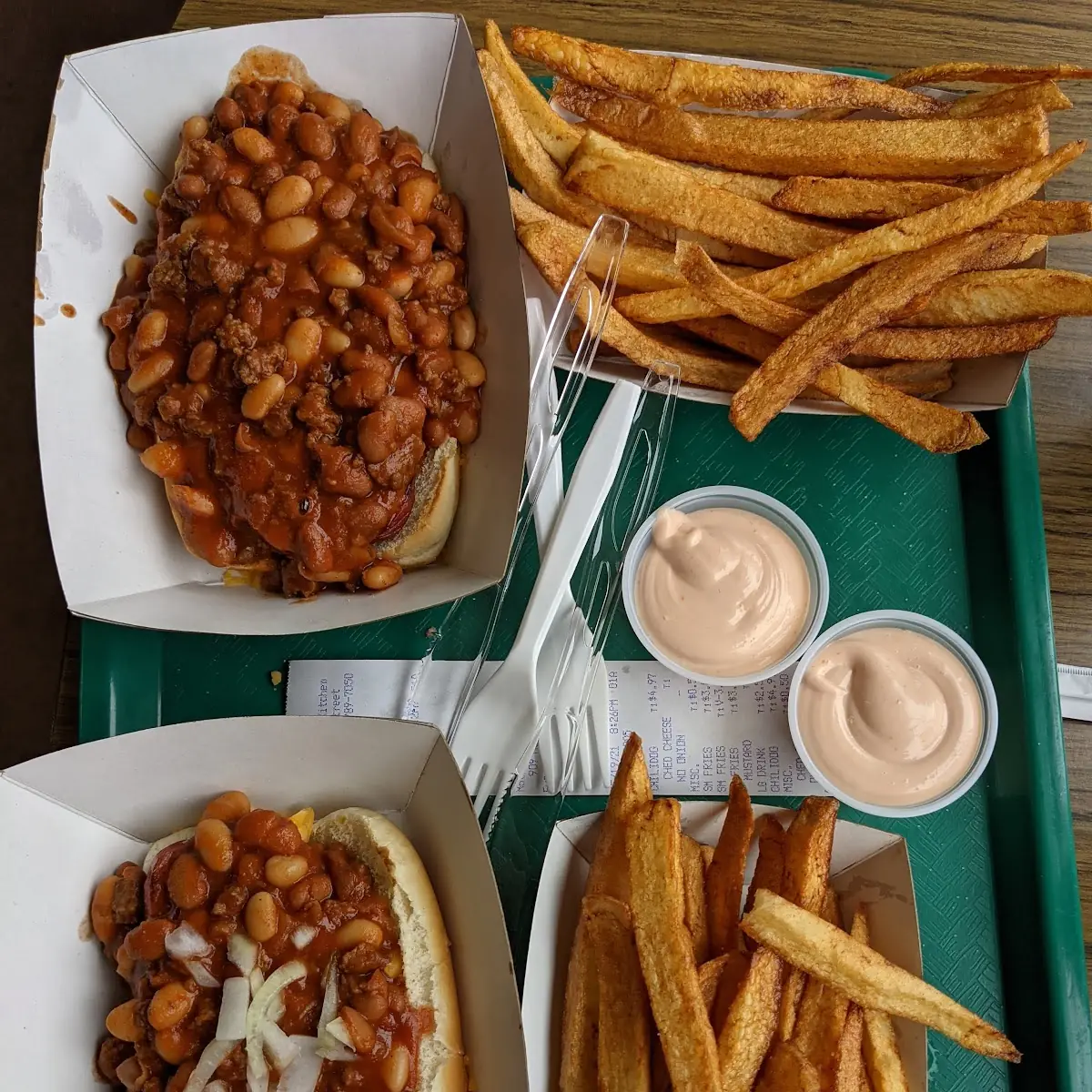 Chili Cheese Polish Dog