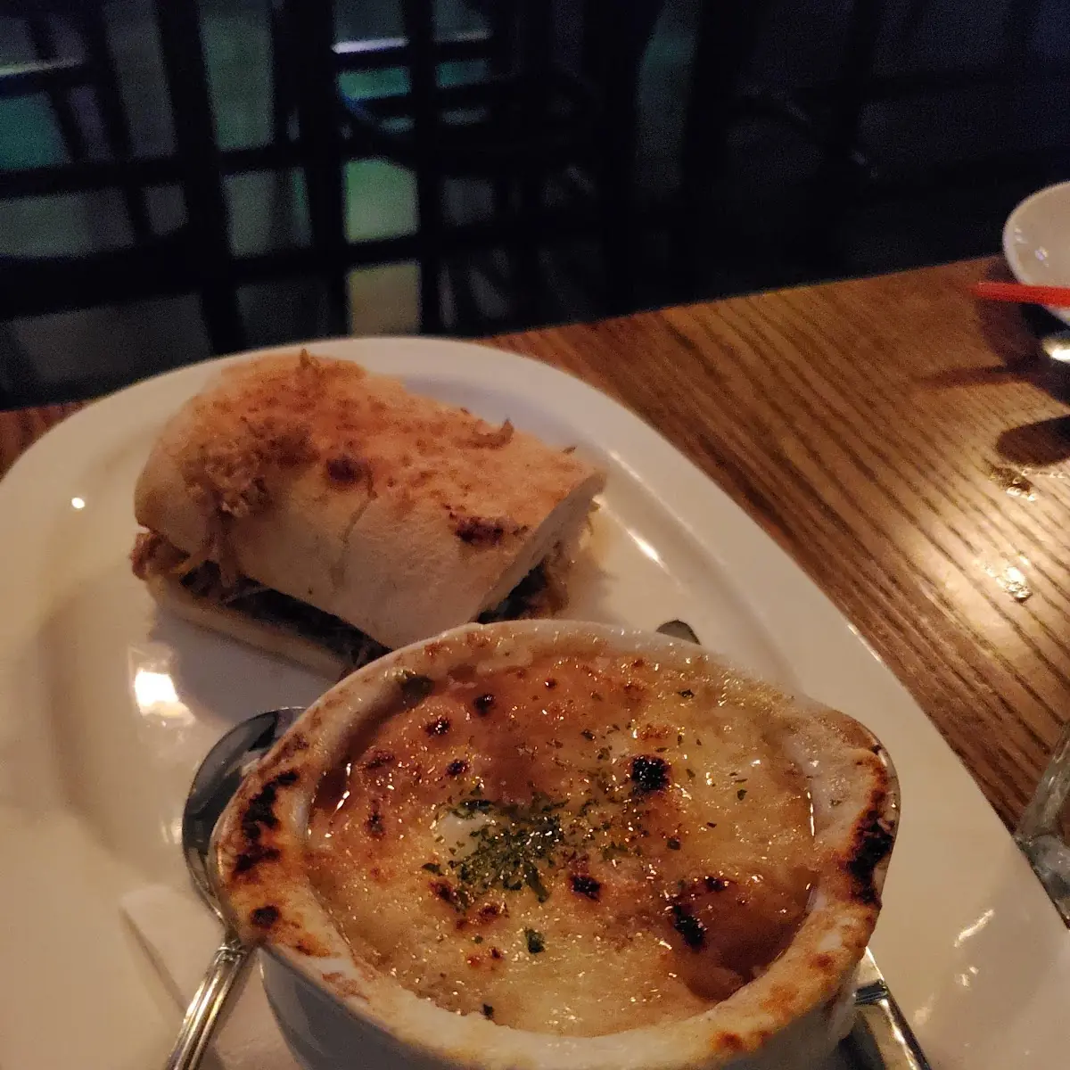 French Onion Soup and Salad Combo